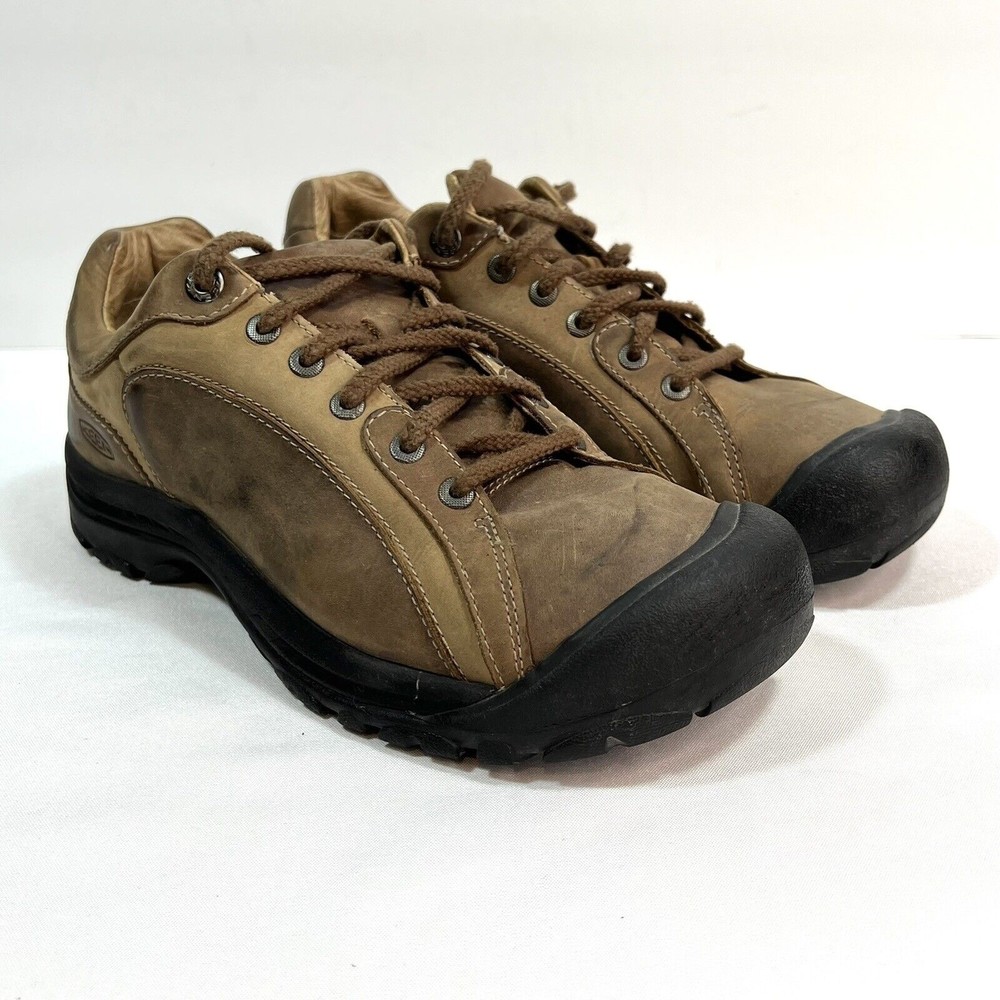 KEEN Womens Size 10 Leather Hiking Shoes Briggs II Wean Sneakers Brown EU 40.5
